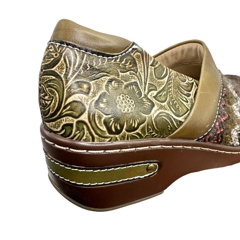 L’Artiste Spring Step | Women | Zagabank Art Knit Leather Slip-On Shoes | US 6.5 - Picture 11 of 13